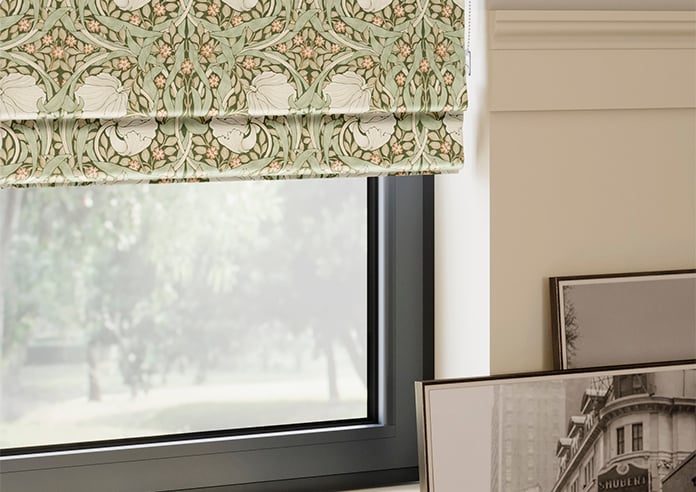 William Morris At Home Pimpernel, Nettle - Twist&Fit Roman Blind - Image 5